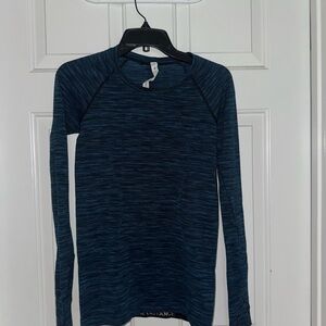 Dark Blue lululemon swiftly tech long sleeve top